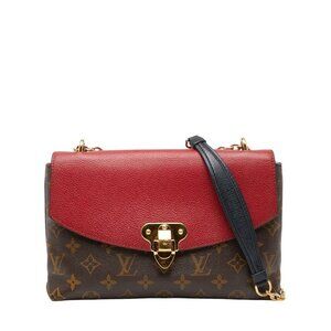 LOUIS VUITTON Brown Monogram Leather Shoulder Bag